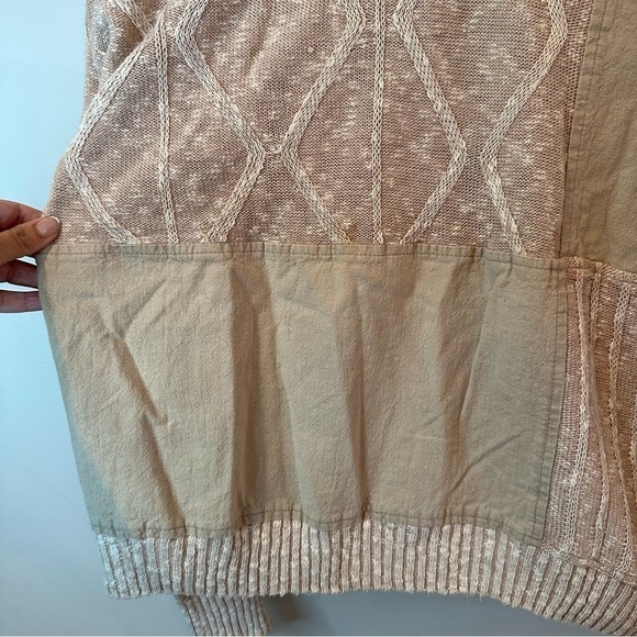 Vintage Damon Cardigan Sweater Mens Sz Medium 50s Camel Beige Knit Kurt Cobain - Picture 13 of 15